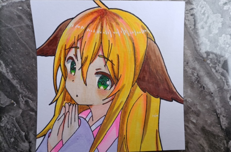 19/100 用不到4毛一支的马克笔能画出什么效果 涂山苏苏手绘