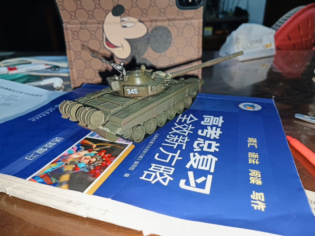 t72m1完工!90年代正德福的1:48的产品