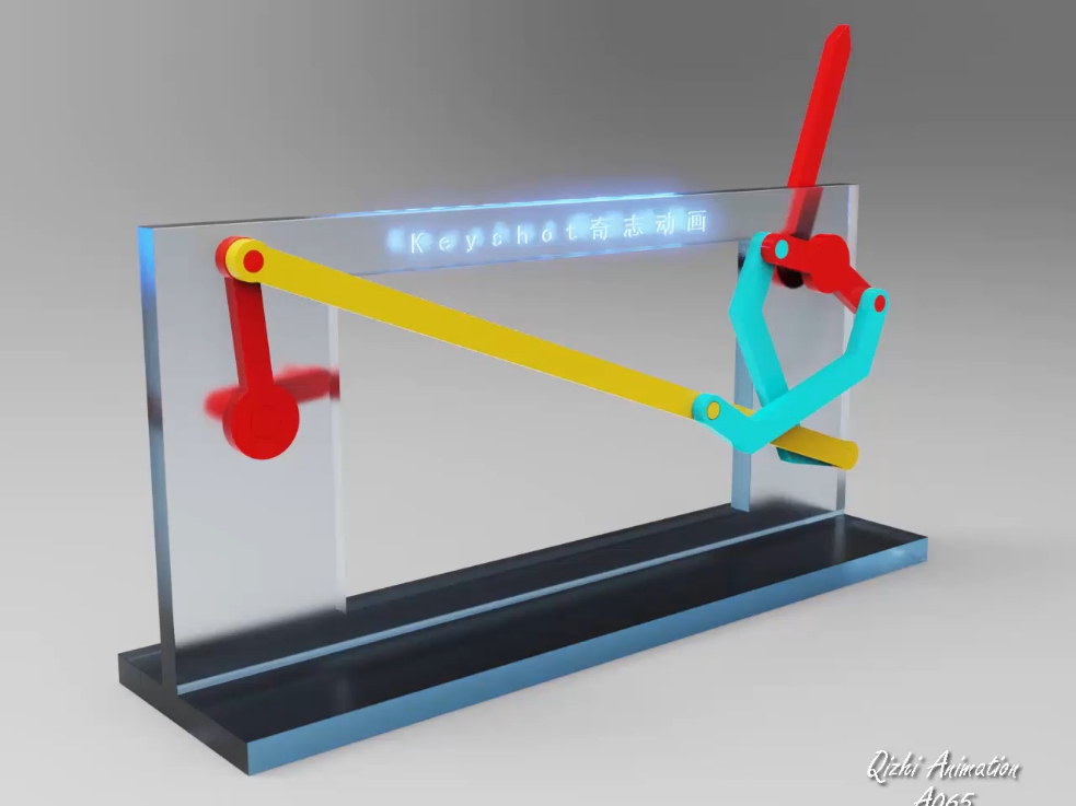 a065 180度摆动联动装置