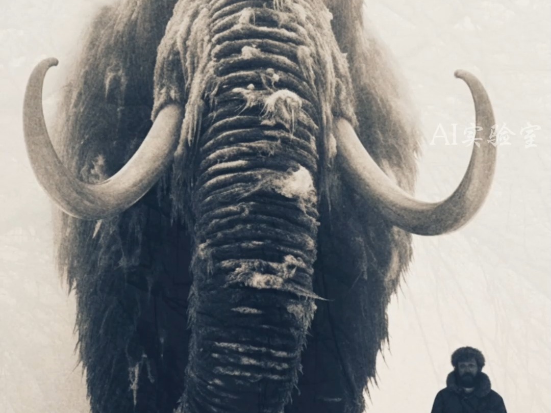 毛茸茸的猛犸象