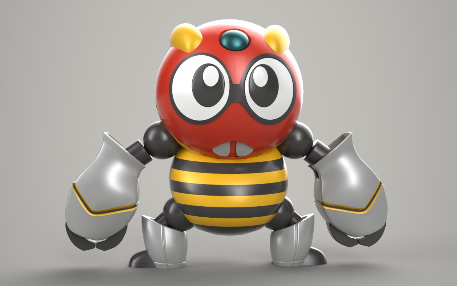 硬表面"蜘蛛侦探"模型制作,3dmax零基础机器人建模布线