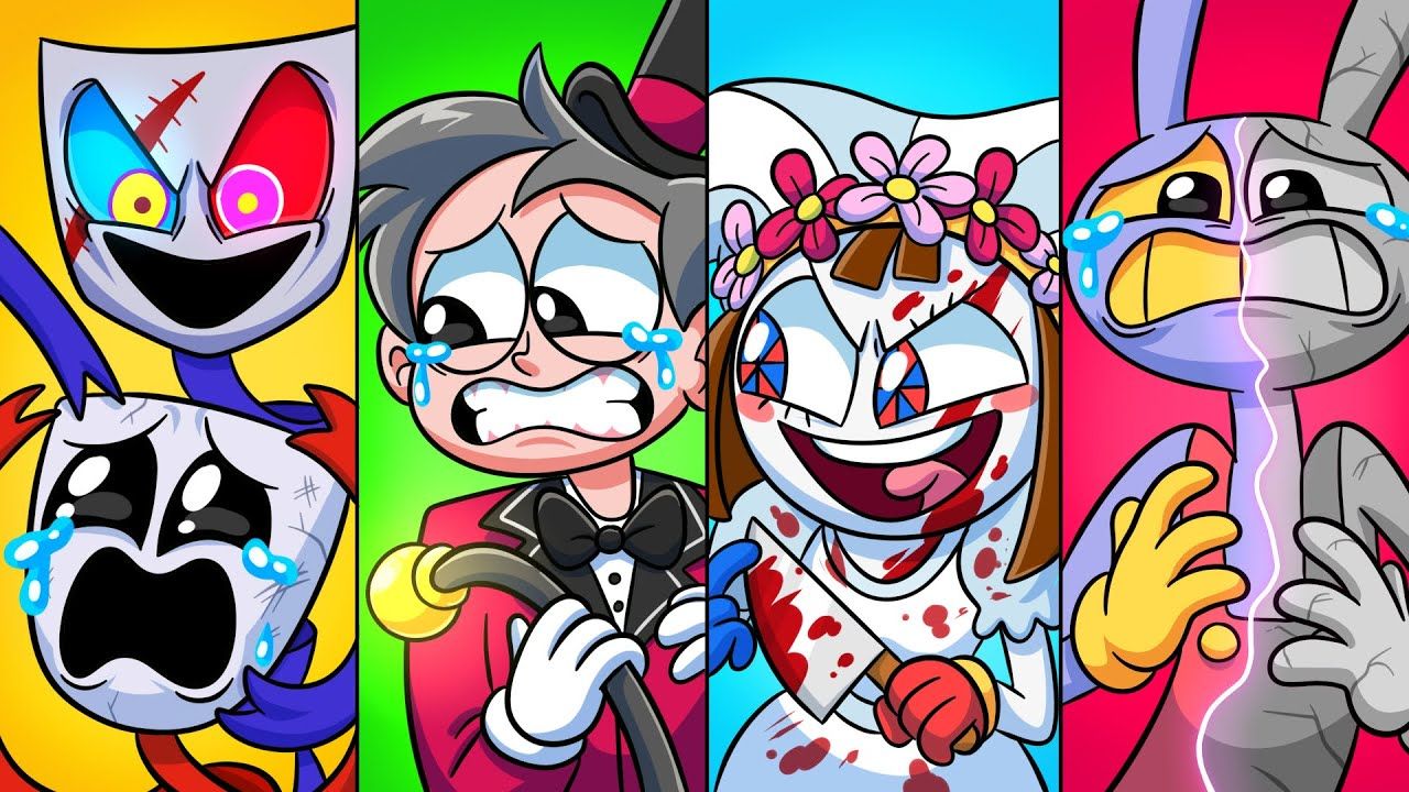 30 amazing digital circus animation compilation!