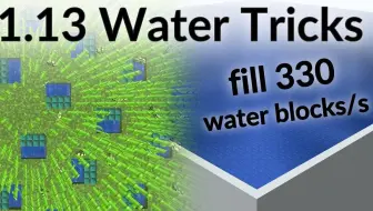 3种让一桶水变成无限水源的方法 大t 我的世界minecraft 哔哩哔哩 Bilibili