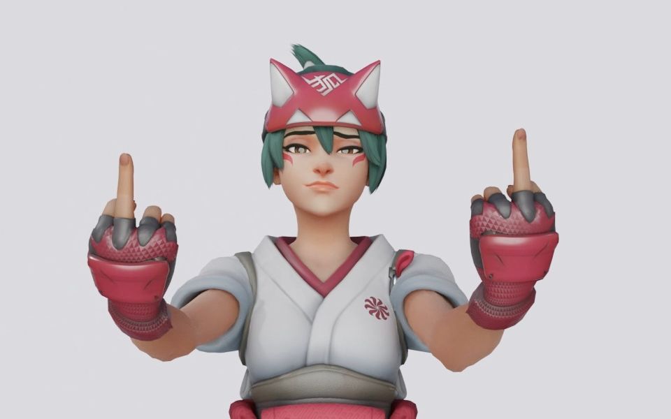 雾子教你van♀手指 【守望先锋自制动画】