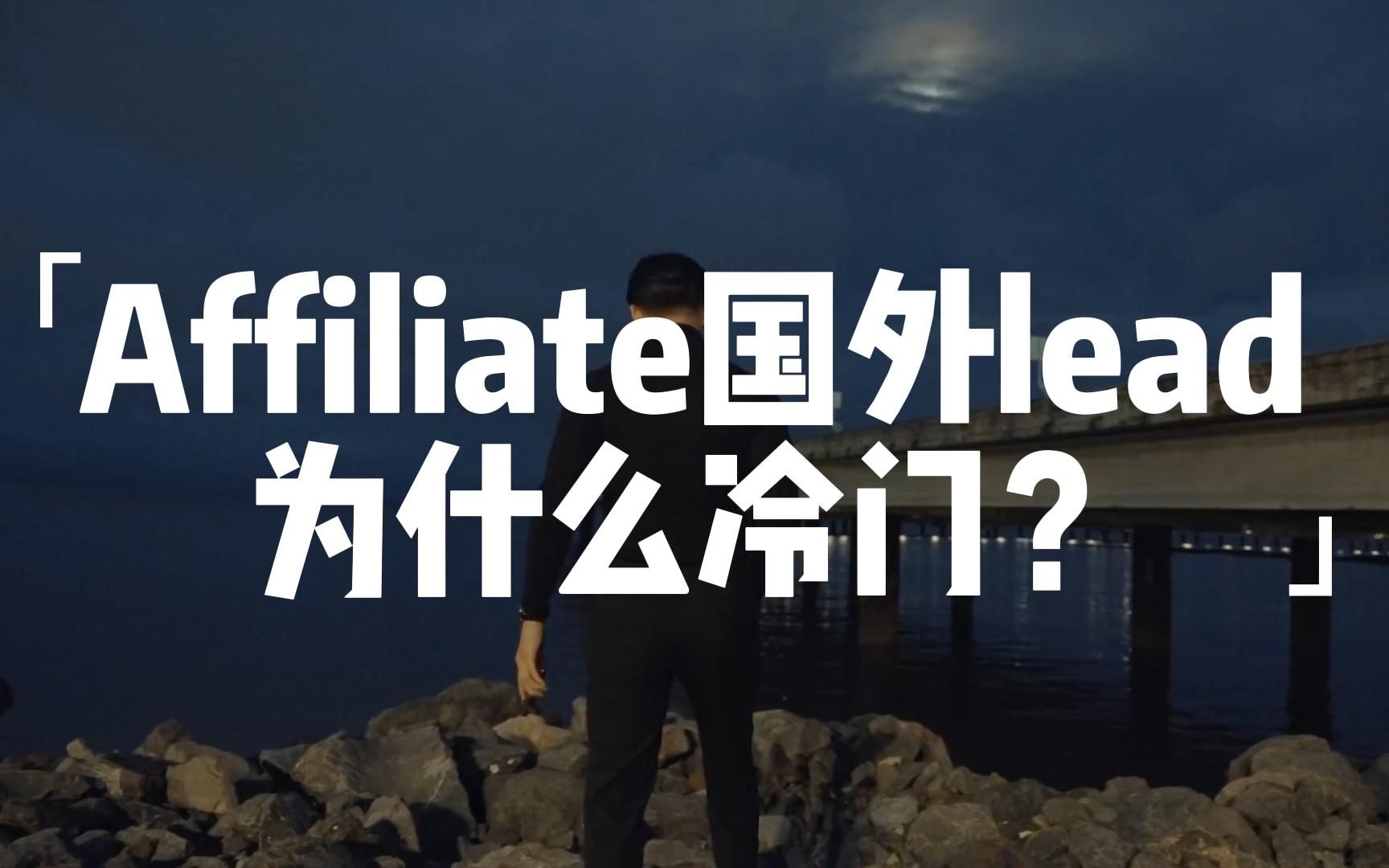 [图]Affiliate国外lead为什么冷门？