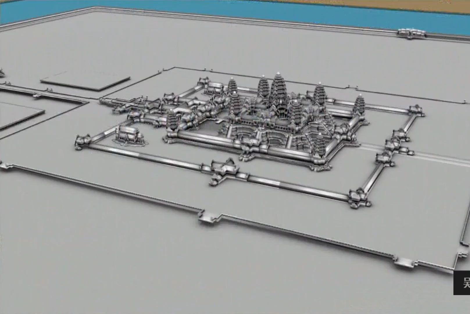 各方资料叠加重现昔日吴哥恢弘宫殿,高棉帝国也曾盛极一时!哔哩哔哩bilibili