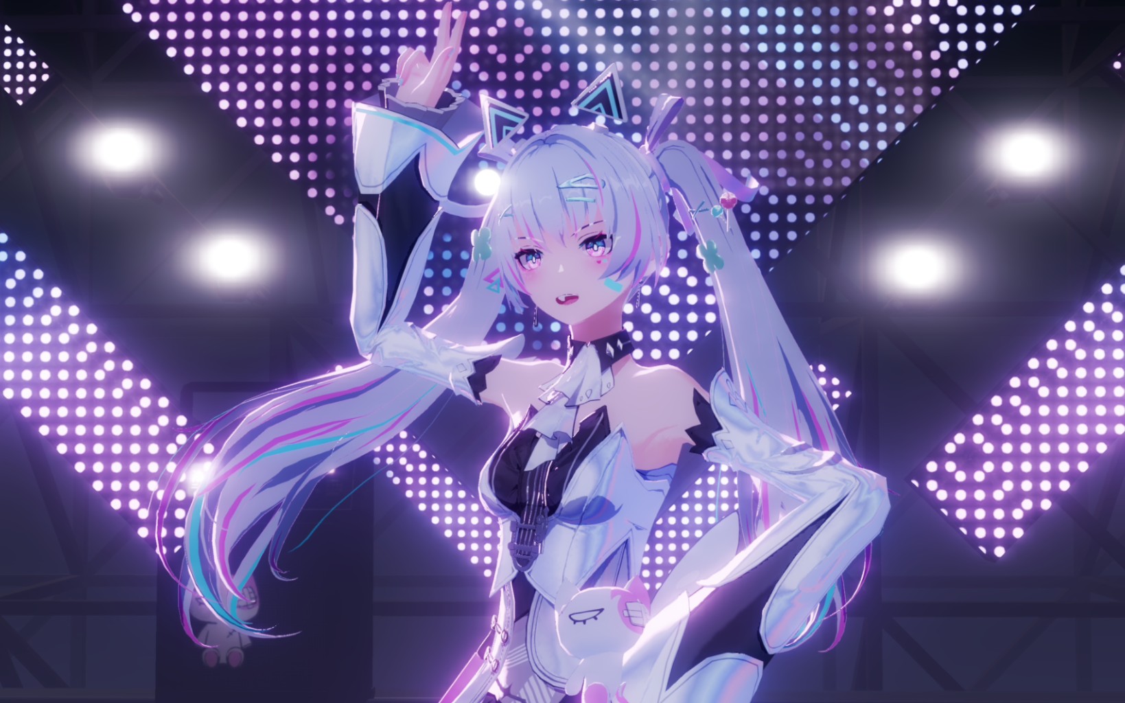 卡列尼娜·辉晓:炸裂霓虹研发动画