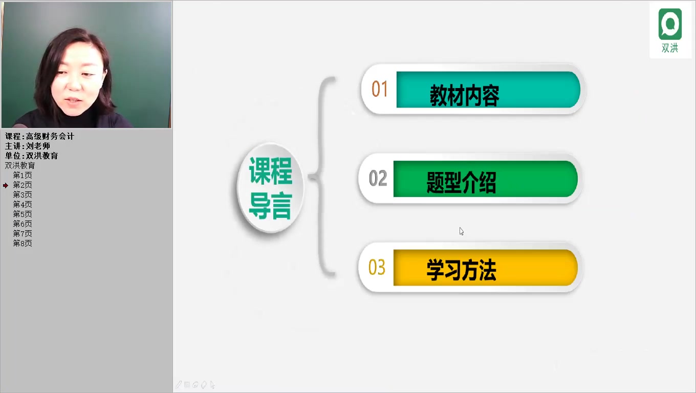 [图]自考会计学本科《高级财务会计》课程讲解