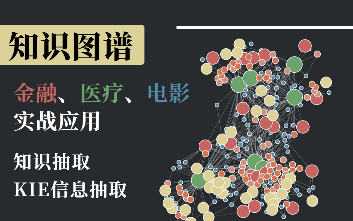 2023年首发!知识图谱(Knowledge Graph)实战集锦:金融、医疗、电影、搜索引擎...,不愧是迪哥讲的是真的好!哔哩哔哩bilibili