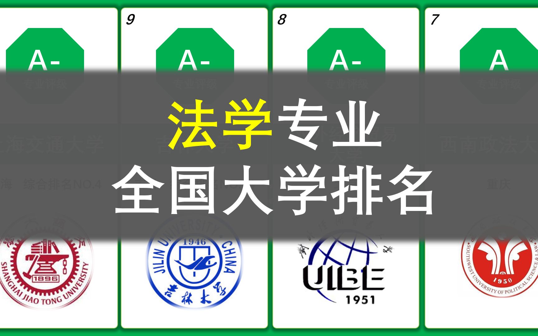 法学专业最好的大学排名哔哩哔哩bilibili