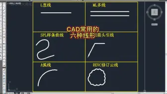 CAD必须学会的常用六种线型