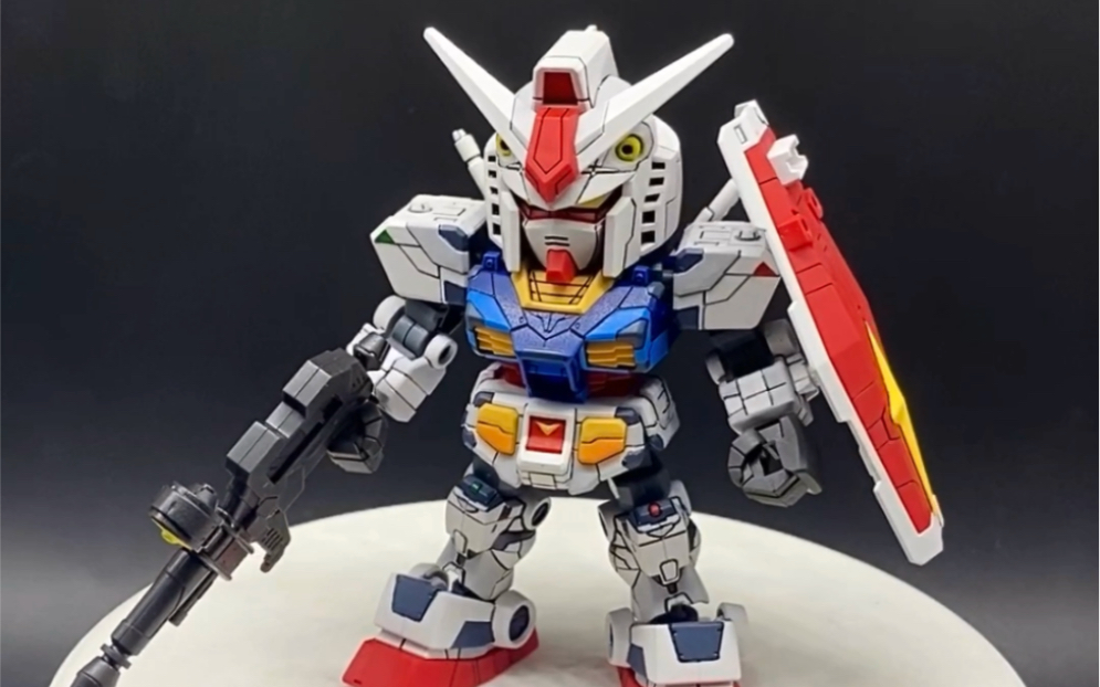 万代SDCS高达 RX78F00高达/横滨元祖高达 福州客户代工定制成品展示哔哩哔哩bilibili