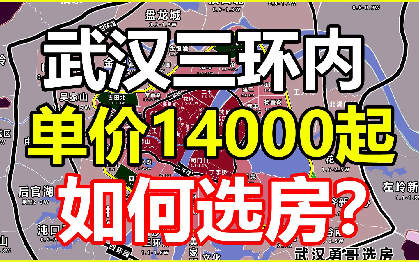 武汉三环内选房,14000起如何选房?中关村动漫城,城投国博城,龙湖揽境,幸福湾星语??哔哩哔哩bilibili