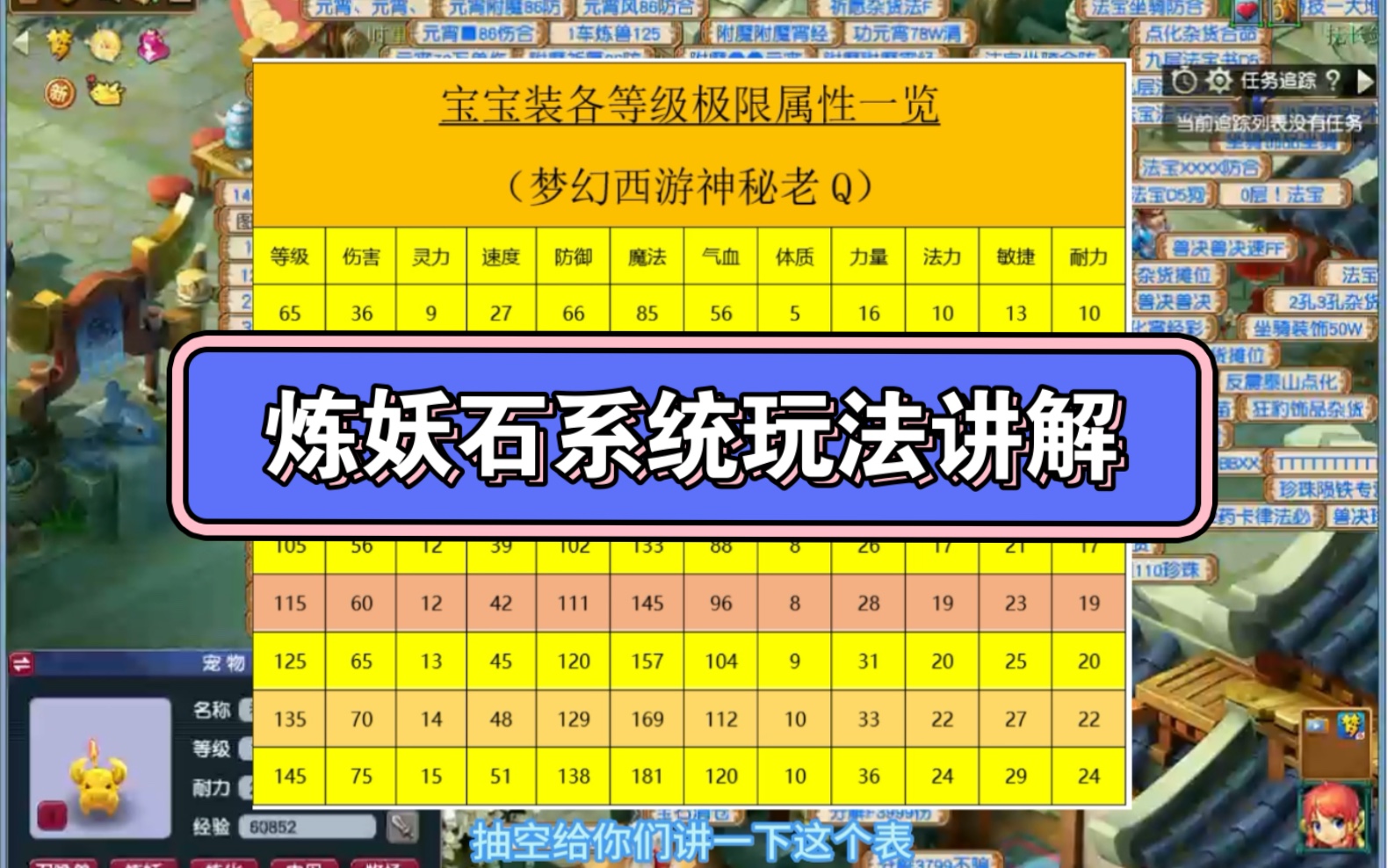 梦幻西游105炼妖石用什么野怪来练出高灵力 梦幻西游2怎样合出善恶