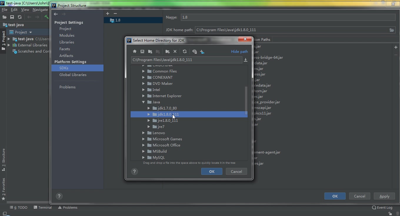 IDEA配置SDK