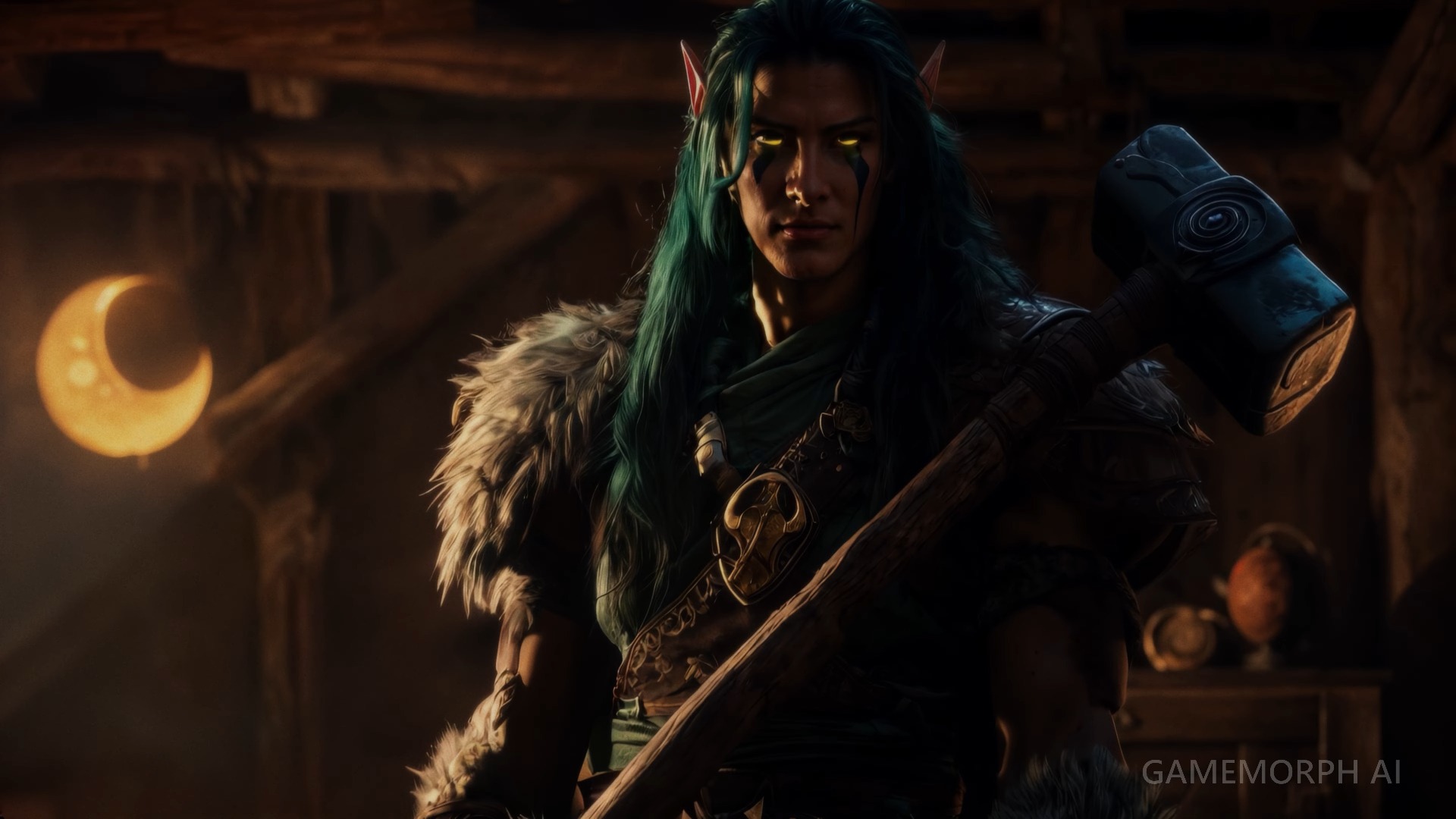 带你进入魔兽世界,泰达希尔一日游 ai生成4k动画