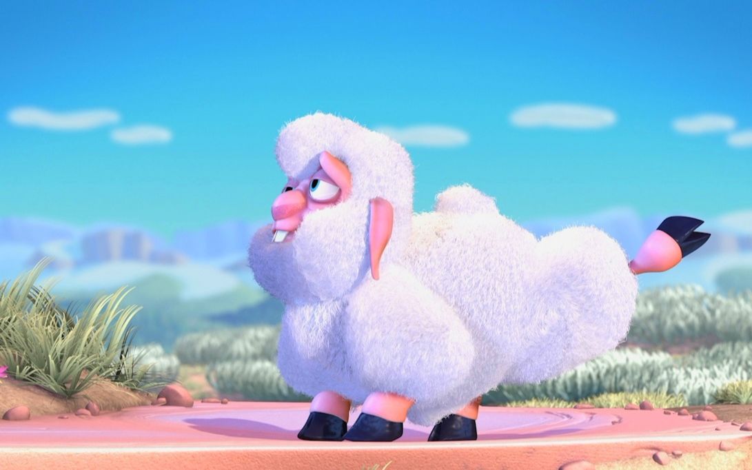 皮克斯动画《跳跳羊》,人类要薅小羊的毛,它不仅没反抗还很配合