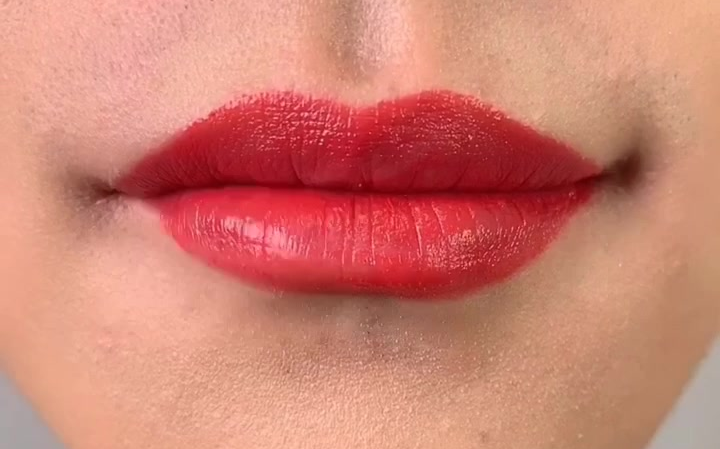 香奈儿57号色唇膏口红试色,无滤镜无美颜拍摄