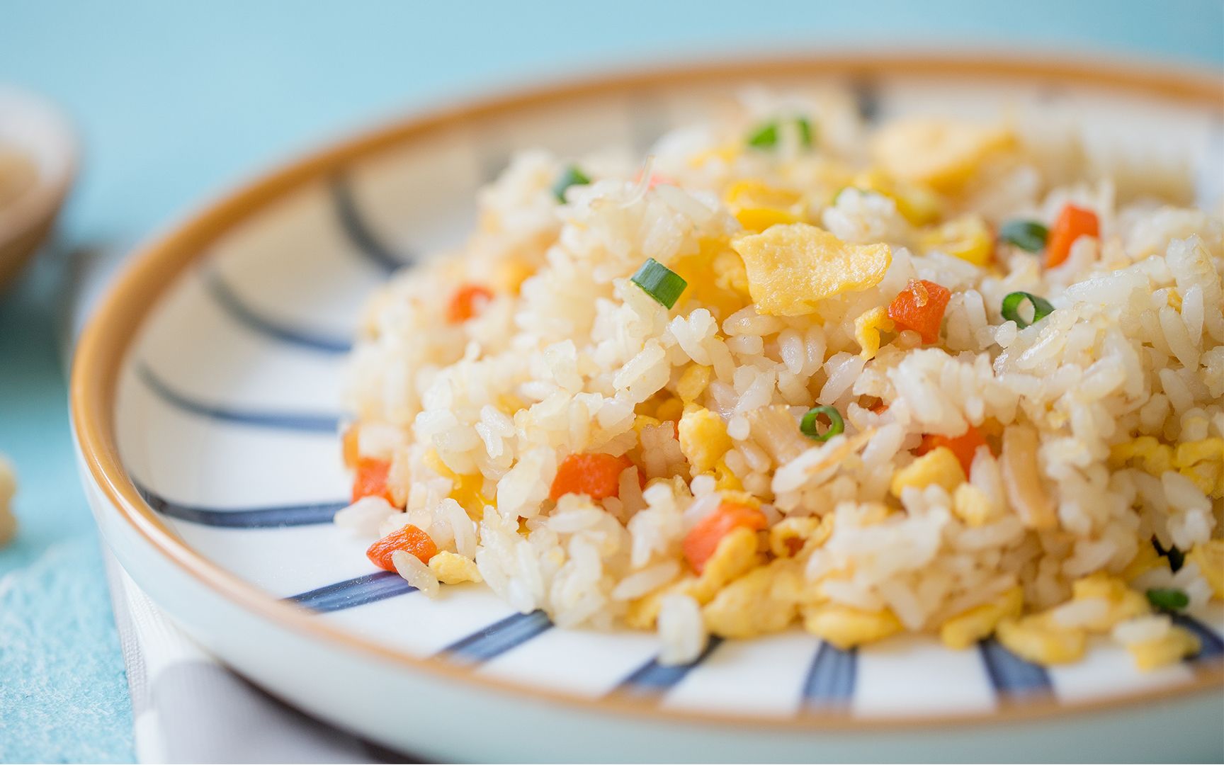 【干贝三色炒饭】色彩缤纷的可口餐,营养丰富易上手!