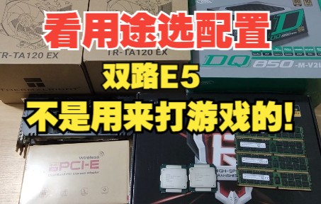 什么样的人适合用双路E5?多线程用途&预算不足的!