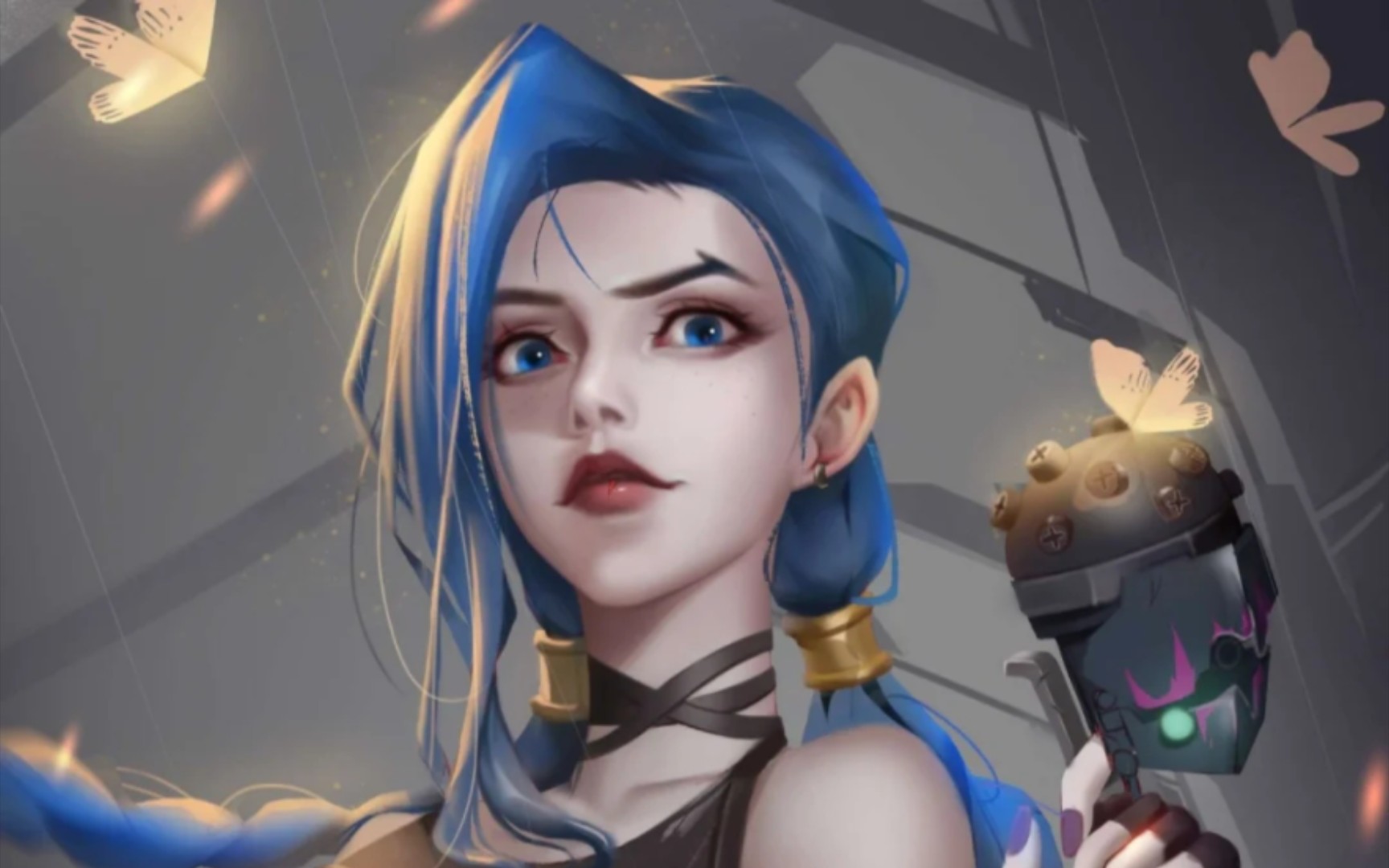 金克丝滚起雪球啦嘎嘎乱鲨