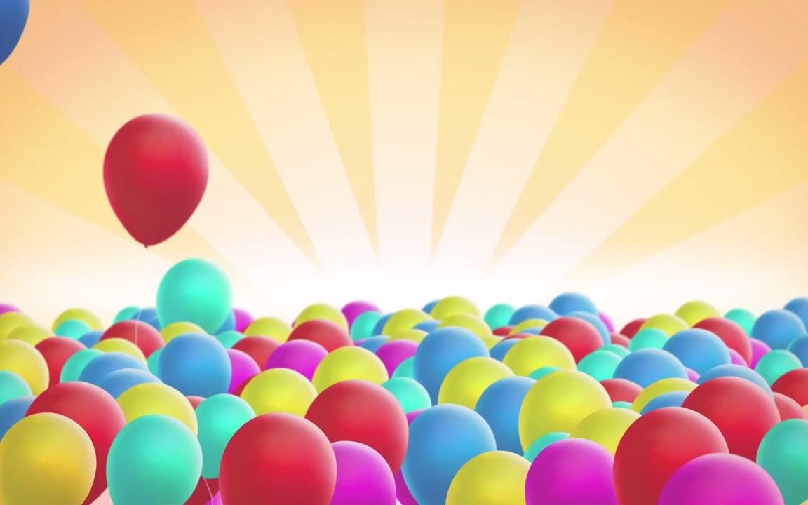 y598 joy gruttmann schnappi 可爱卡通小火车彩虹蓝天白云热气球六一