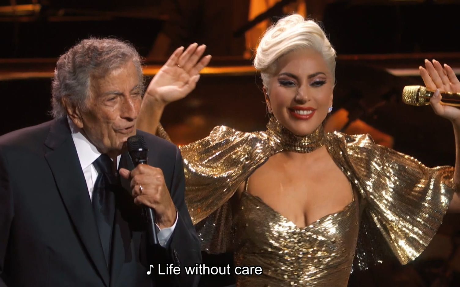 [图]Lady Gaga庆祝班尼特生日演唱会One Last Time An Evening with Tony Bennett & Lady Gaga