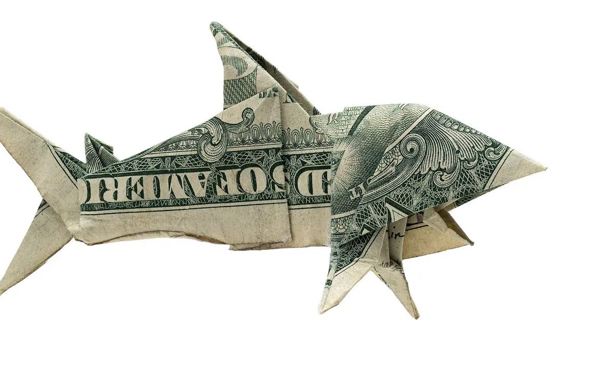 【mariano zavala】鲨鱼纸币折纸教程dollar bill shark origami