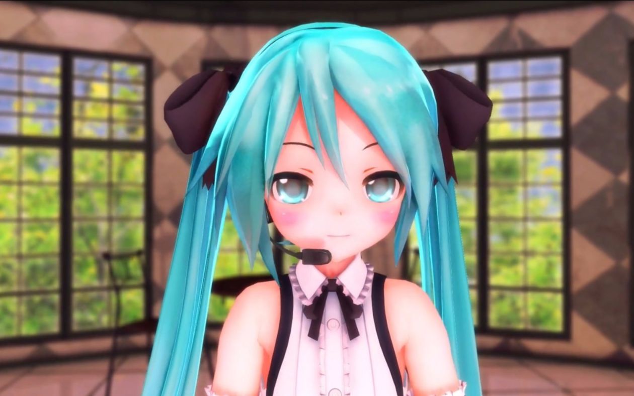 mmdmiku可爱哥特萝莉三妈mmd刹那plussetsunaplus三妈式哥特式初音