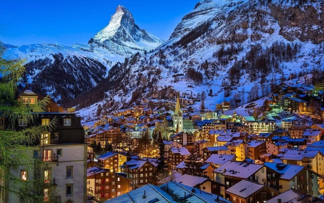 超高清】 switzerland zermatt 瑞士采尔马特冰川之城夏季徒步旅行