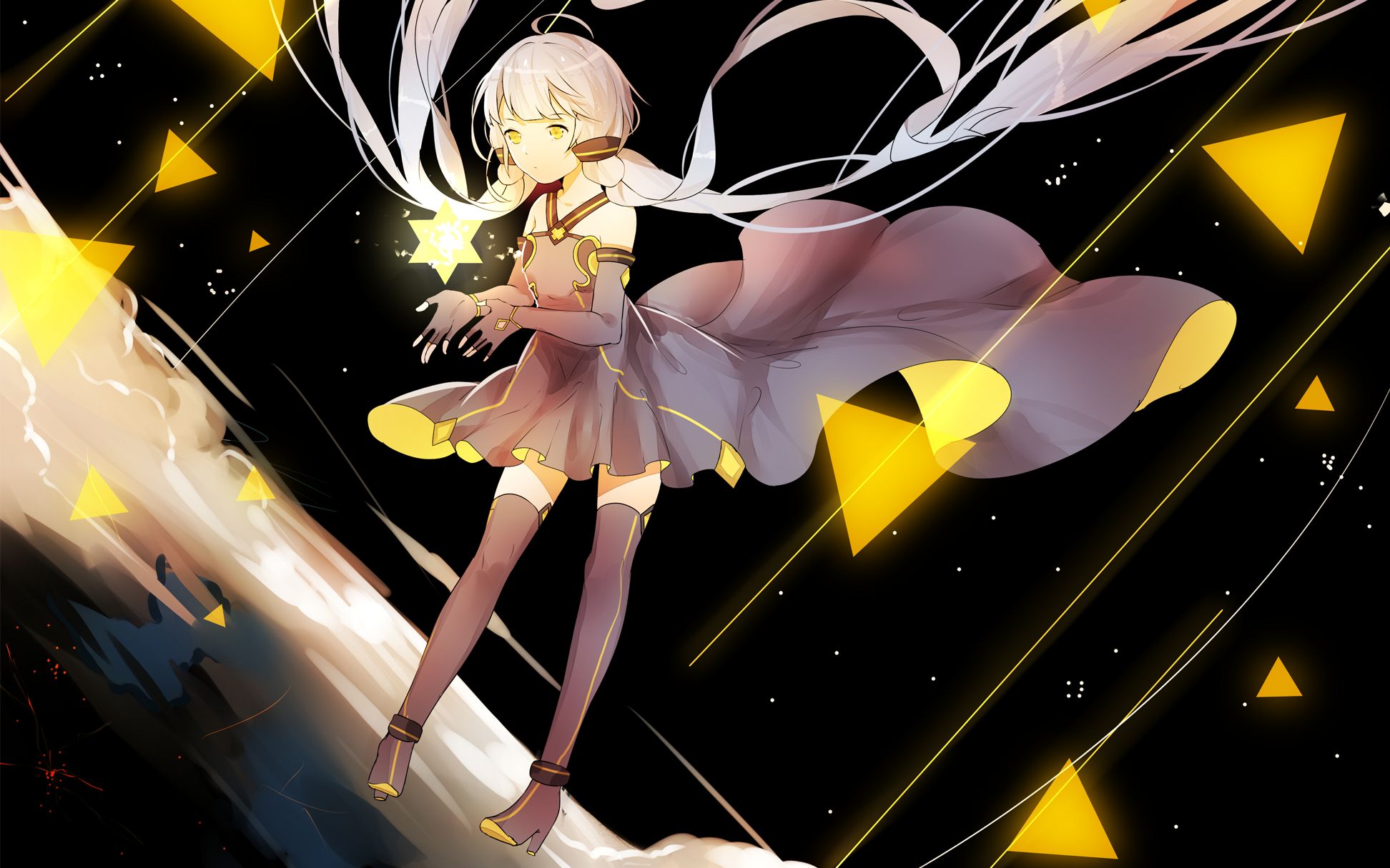 【星尘 feat 乐正绫 洛天依 翻唱 心华和声 配纯水乐团御用调校】尘降