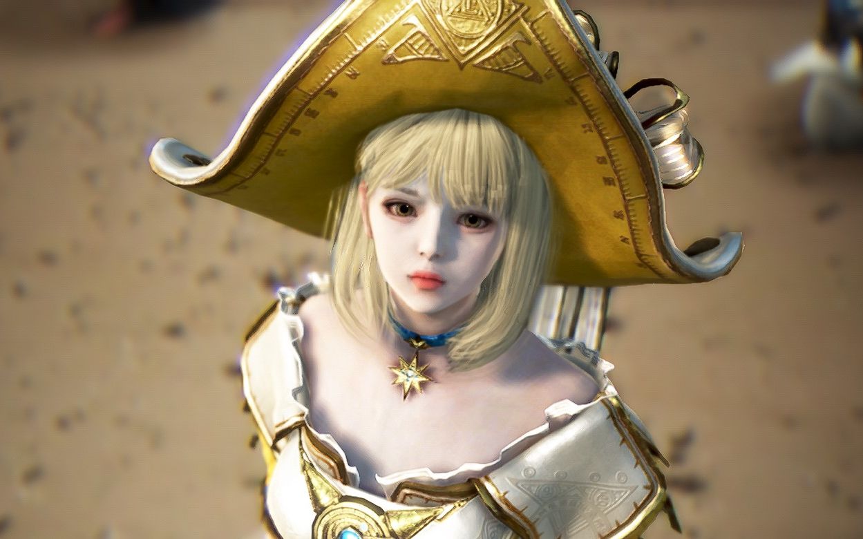 少女黑色沙漠觉醒297女法海底雕像8100h