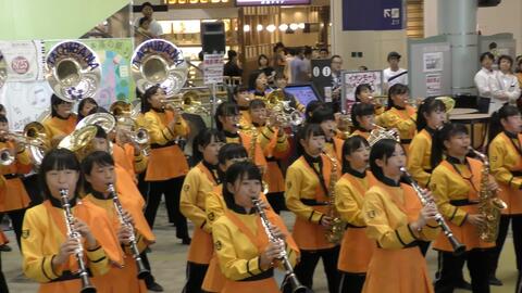 京都橘高校吹奏楽部2019-08-25 イオン高の原ドリームステージPM1_哔哩 