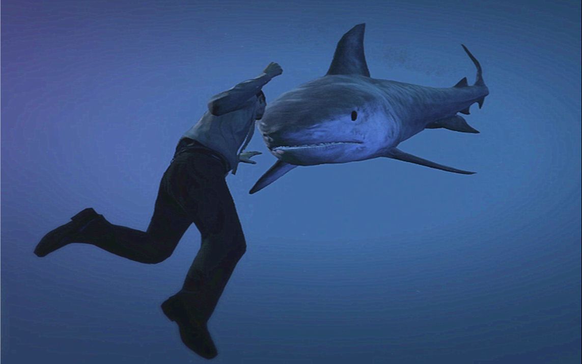 gta5:开启无敌打不过鲨鱼?什么情况