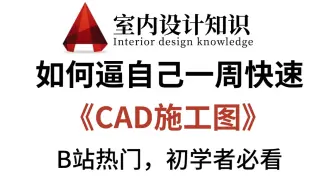 【CAD施工图教程】全套施工图深化2025教程“全面掌握室内设计精髓”CAD施工图入门基础教学到精通全流程教程