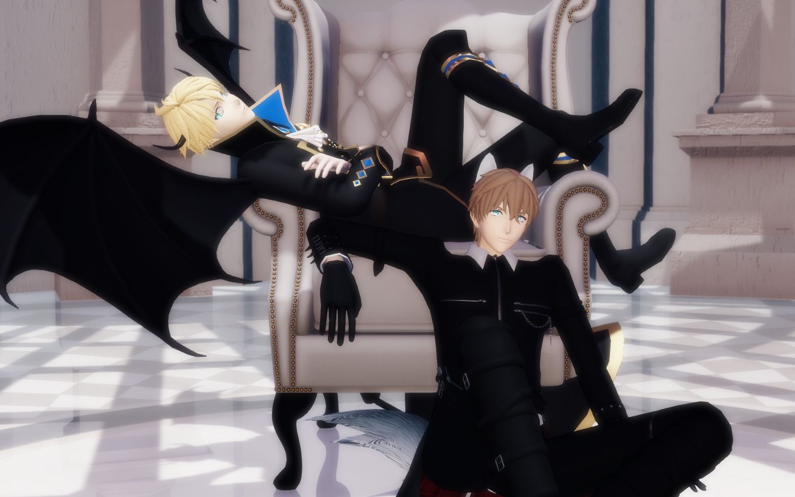 【fate/mmd】魔王旧剑和狼人高文的ゴーゴー幽霊船【万圣节第二弹】