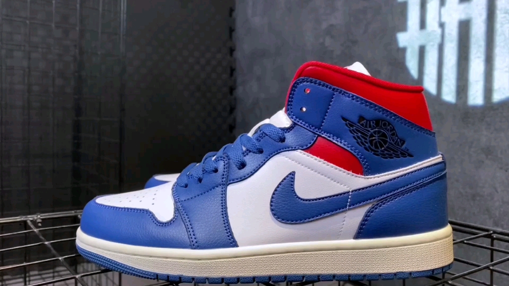 air jordan 1 mid "french blue" 蓝白 yuan.pro