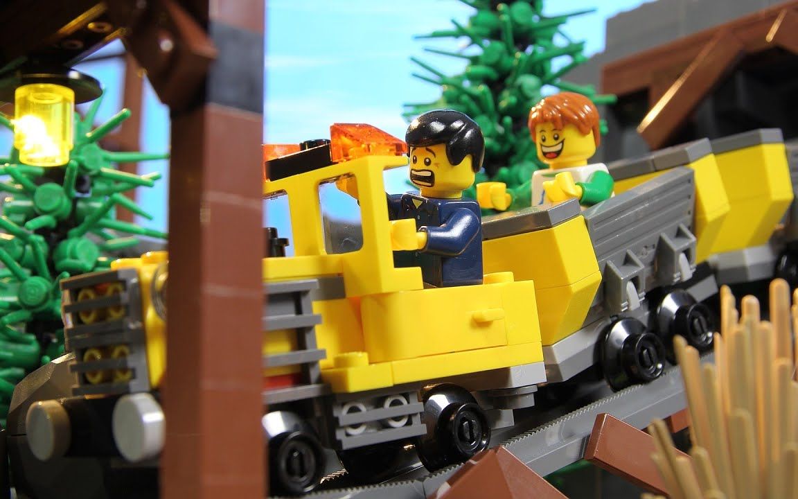 乐高金矿,展现矿洞里的世界