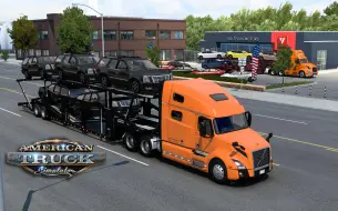 Download Video: 《美洲卡车模拟》运送五台凯迪拉克到怀俄明州的夏延市 | American Truck Simulator