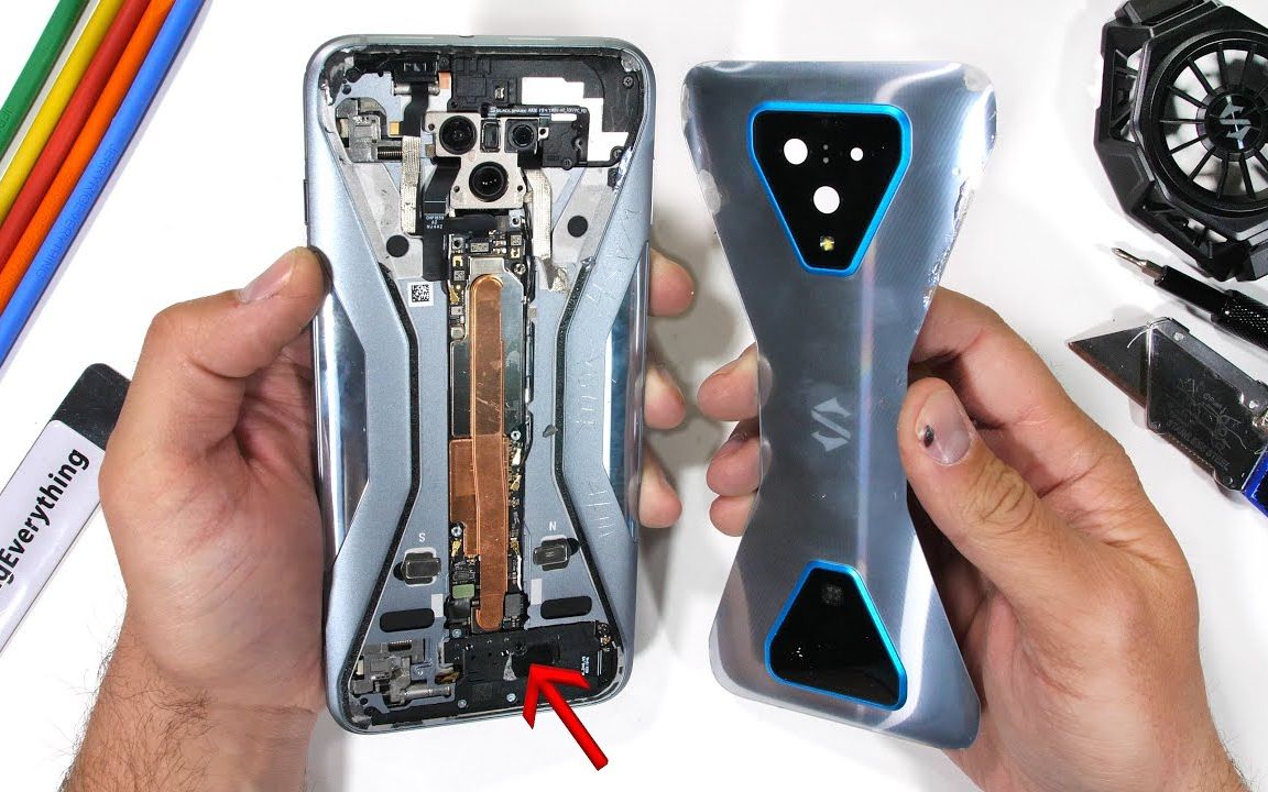 黑鲨 3 pro 拆解!【jerryrigeverything】| 2020.4.