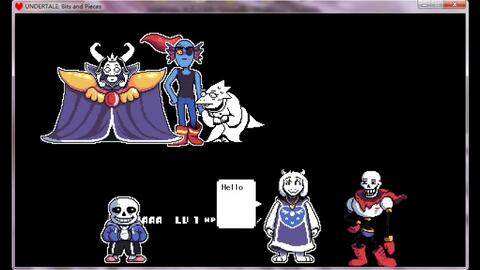 Undertale: Bits 'n Pieces - Sans' Judgment Hall by LeopardBunny 