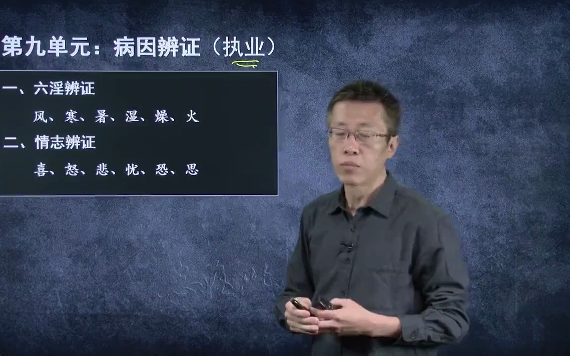 [图]中医诊断学 第9单元 病因辨证01 辨六淫证候：风淫、寒淫、署淫、湿淫、外湿、内湿、燥淫、火淫