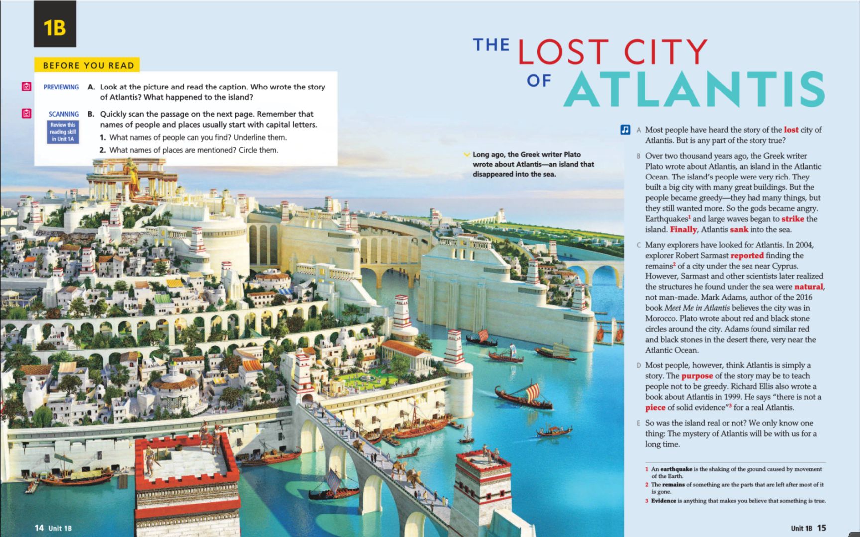 [图]【国家地理阅读Reading Explorer第三版】F级别1B——The Lost City of Atlantis