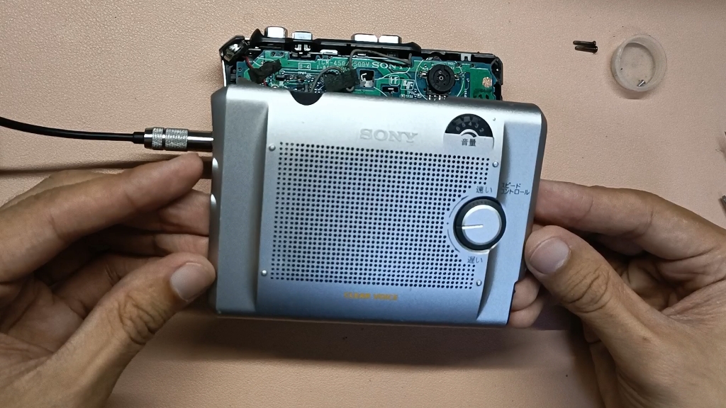 索尼磁带采访机tcm-450,维修保养调试.
