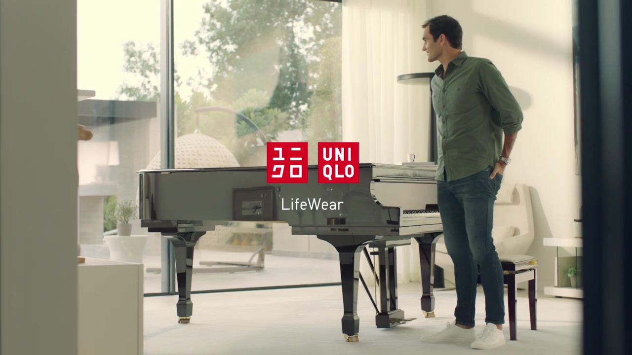 费德勒优衣库广告rogerfedereruniqlo19ssdenim