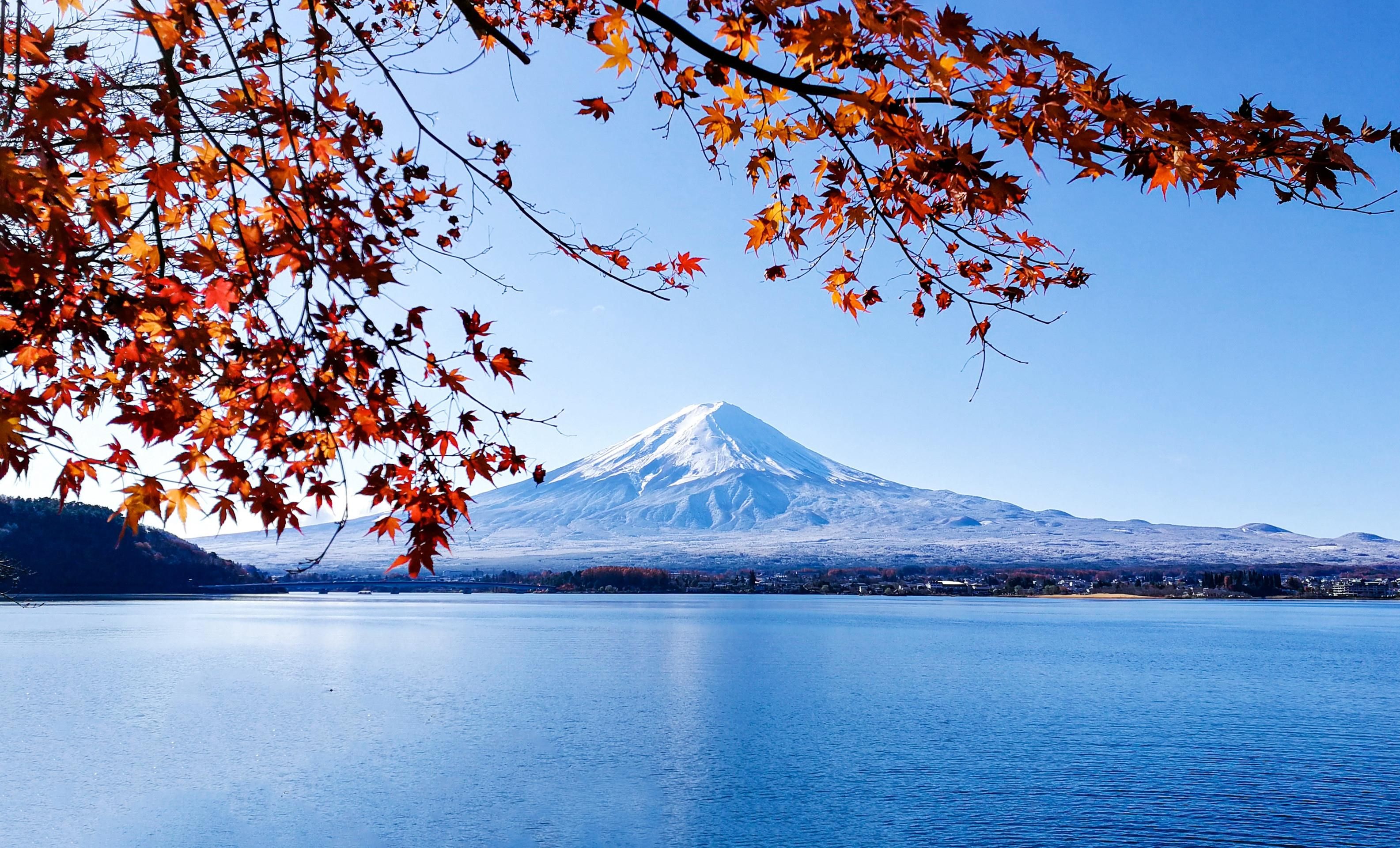 电脑桌面壁纸富士山图片