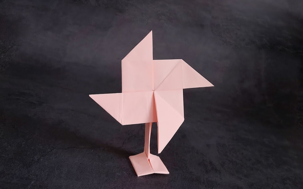 origami paper windmill tutorial  折纸风车风扇  折り紙 風車の作り