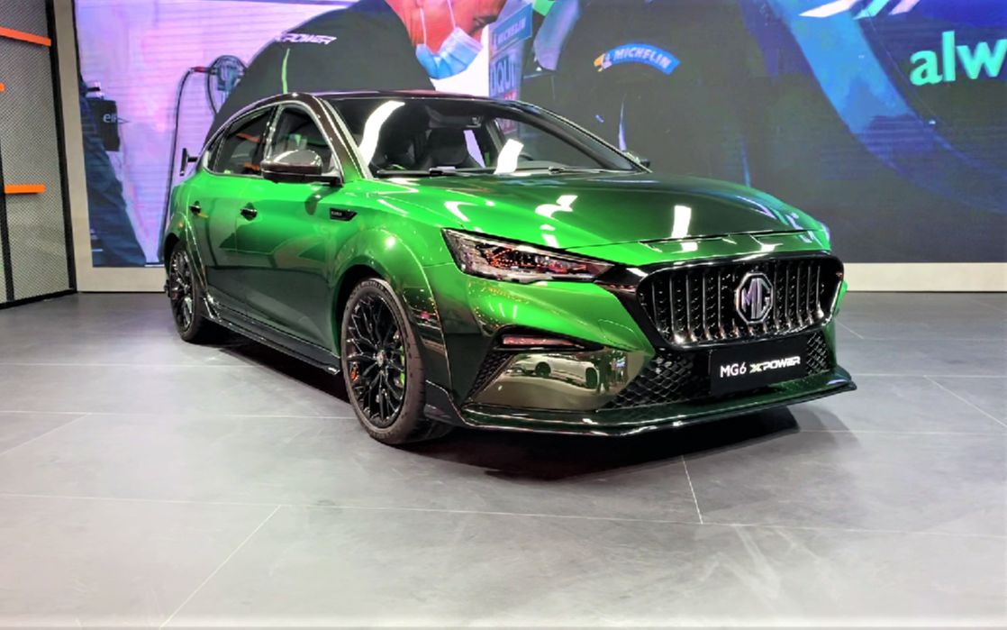 2021款名爵mg6 x-power车展实拍,这颜值内饰,给个不心动的理由