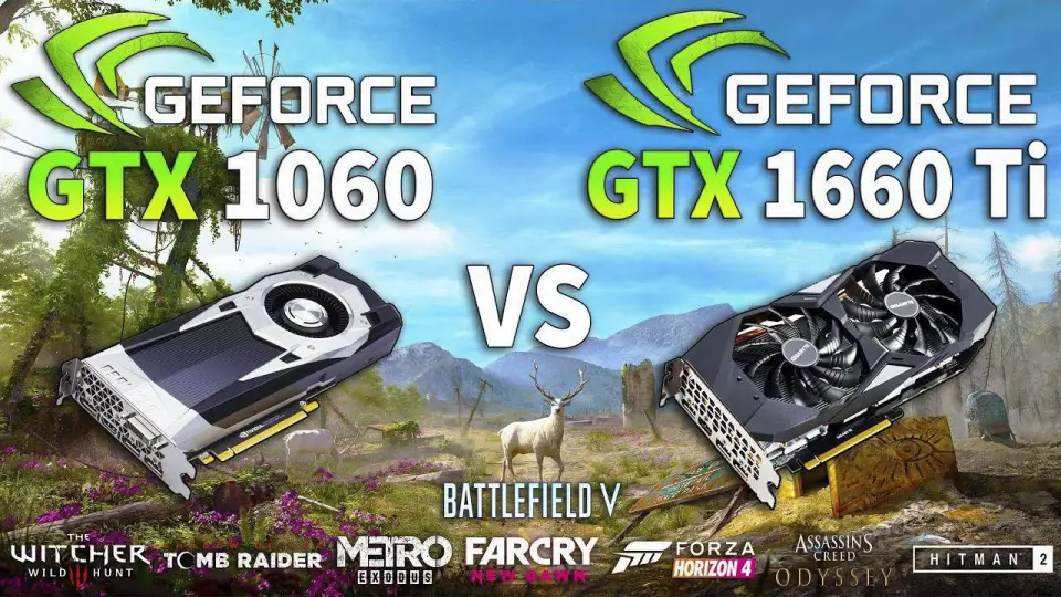 Geforce gtx 1060 sale vs 1660 ti