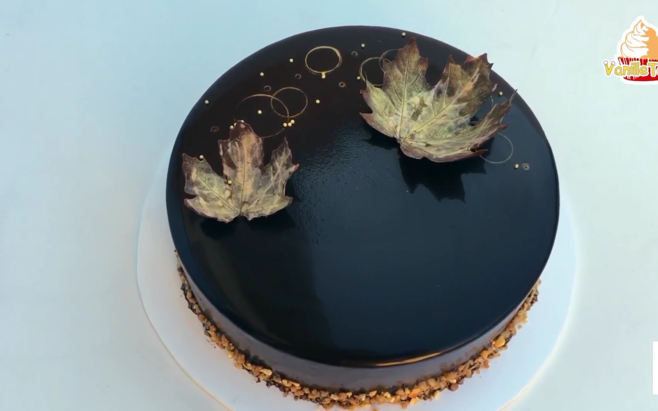 【甜点颜控】枫叶镜面蛋糕,美美哒…_哔哩哔哩 (゜-゜)つロ 干杯